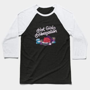 Hot Girl Hibernation Baseball T-Shirt